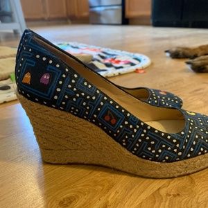 Hand painted J Crew wedges